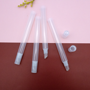 <strong>Slender</strong> Shape Soft Empty Lipstick Plastic <strong>Tube</strong> Custom Color and Logo Cosmetics Lightweight Portable Lip Gloss <strong>Tube</strong> With Wands - Product Image 4