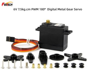 Feetech 6kg Metal Gear Analog RC Servo 180 Degree FS5106M for RC Model Car Airplane Hobby &amp; Robot Parts GPS Receiver Motors