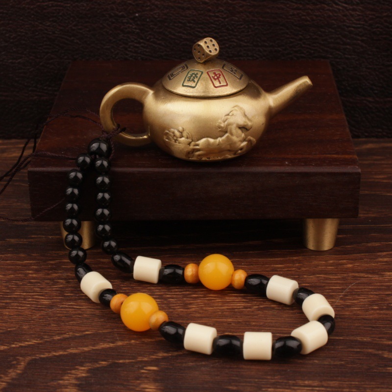 Olla con mango de Mahjong (con cuerda)
