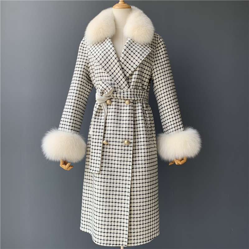 Plaid blanc