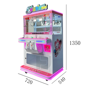 Quảng châu chất lượng cao Nhà cung cấp 2 máy nghe nhạc bảng Top Claw cần cẩu máy để Bán Thú nhồi bông đồ chơi Claw Máy bán hàng tự động - Product Image 6