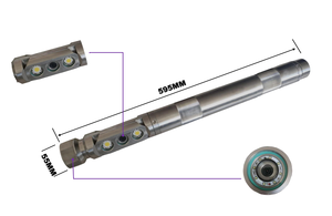 Unterwasser 200m Winde 12 Zoll Monitor 55mm Doppel objektiv Kamera CMOS Sensor für Bohrloch inspektion SD-Karte Daten speicher optionen