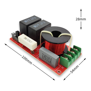 ตัวแบ่งความถี่ลำโพงระดับกลาง110W ระดับมืออาชีพตัว122กรองกลางแบบไขว้สัญญาณเสียง HiFi แบบพาสซีฟ - Product Image 5