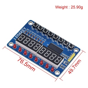 Display SPKey TZT per AVR Arduino nuovo modulo TM1638 a 8 Bit Digital LED Tube a 8 Bit - Product Image 2