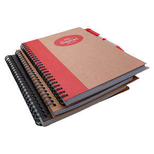 Venda quente personalizado impresso Kraft Notebook personalizado impressão <span class=keywords><strong>A5</strong></span> Notebooks Customizável espiral