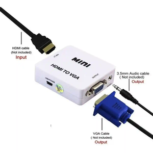 HDMI <strong>to</strong> <strong>VGA</strong> Converter with 3.5mm Audio Port for Video signal <strong>Output</strong> HDMI2VGA Converter