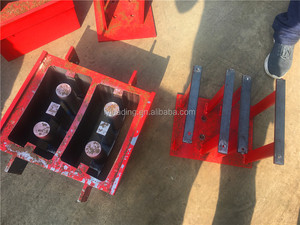 Ручной гидравлический пресс для изготовления блоков кирпичей - Product Image 3