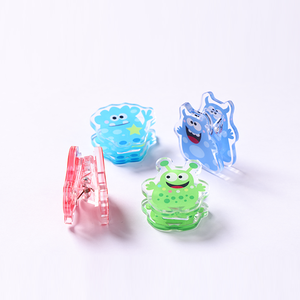 Tùy chỉnh sinh thái thân thiện đôi hai mặt phim hoạt hình phong cách giấy Clip UV in acrylic và nhựa cho Lưu ý tập tin thư mục - Product Image 3