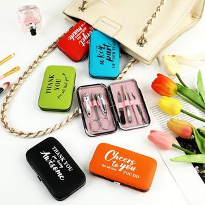 Ide hadiah kustom logo perlengkapan kuku Set harga murah pasokan kuku untuk profesional perjalanan Oortable pemotong kuku Set - Product Image 6