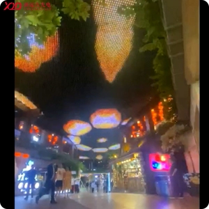 2024 yeni tasarım XQD Led piksel ışık RGB Led ekran açık piksel örgü reklam Led ekran ile yeterli stok - Product Image 1