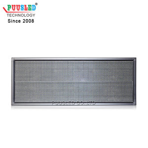 Pantalla LED de Color blanco para publicidad exterior, señal de mensaje de desplazamiento de brillo, tablero impermeable semiautomático - Product Image 5