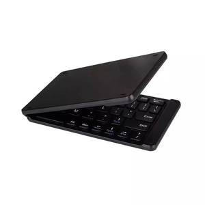 Slim Mini Size Rechargeable Wireless Blue Tooth BT Foldable <strong>Keyboard</strong> for <strong>Android</strong> Windows Ipad - Product Image 1