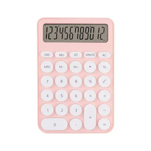 Calculadora bonita de escritorio para oficina, hogar, escuela, con pantalla LCD, botón sensible, calculadora de función estándar personalizada - Product Image 2