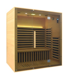 Venda quente Boa Qualidade Far Infrared Full Glass Sauna Sala para Uso Doméstico