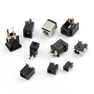 DC-007B直角6ピンメスDCソケットジャックDCプラグ2.1*5.5mm金属シェル付き - Product Image 2