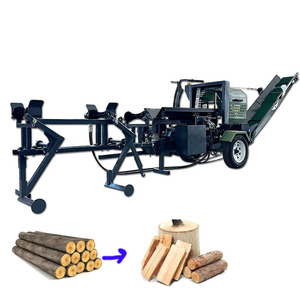 זול איכות טובה אוטומטית מפצל עץ splitter מכונת מעבד מעץ אש נייד
