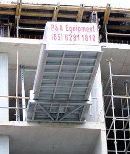 Construction Carry Construction Material Retractable <strong>Loading</strong> <strong>Platform</strong> and Unloading <strong>Platform</strong> for Material Transport - Product Image 2