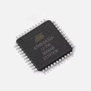 ATmega serie 16 MHz 32 KB memoria Flash 2 KB SRAM 8-bit microcontrollore MCU circuito integrato Chip TQFP-44 ATMEGA32A-AU - Product Image 1