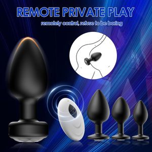 APP Bluetooth Controlado Rotação <span class=keywords><strong>Anal</strong></span> Plug Vibrador 10 Velocidade Butt Plug Masculino Masturbador Massagem Próstata Adulto Sexo Toy para Homens - Product Image 3