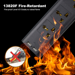 Potencia universal 3 banda multi-funcional hembra macho Salida de doble cargador USB - Product Image 5