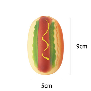 Free Sample Custom Food Hot Dog Funny Tpr Stress Relief Suqeeze <strong>Toys</strong> Decompression <strong>Toy</strong> 2024 Squishy <strong>Toys</strong> for Kids
