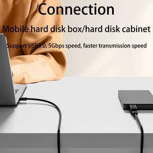 タイプCオスからUSB BメスアダプターUSB3.0タイプBポート急速充電コンバータハードディスクプリンターデータ接続 - Product Image 4