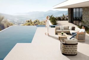 Outdoor Luxe Terras Set Touw Geweven Natuurlijke Teak Houten Bank Met Combinatie Van Strapping Patio Tuin En Kussen Villa Hotel - Product Image 2