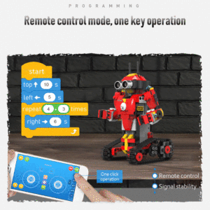 Hot Selling kreative intelligente Programmierung Baustein Roboter Dampf Pädagogische Geschenke Spielzeug - Product Image 5