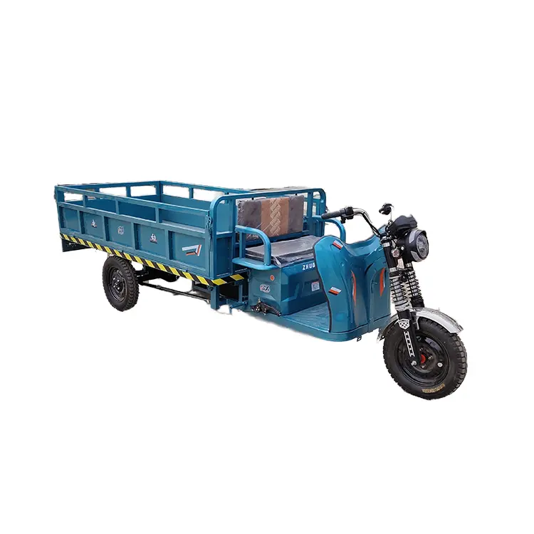 Yüksek kaliteli aile çekçek 3 tekerlekli kargo Trike elektrikli üç tekerlekli bisiklet taşıma kargo elektrikli kamyon