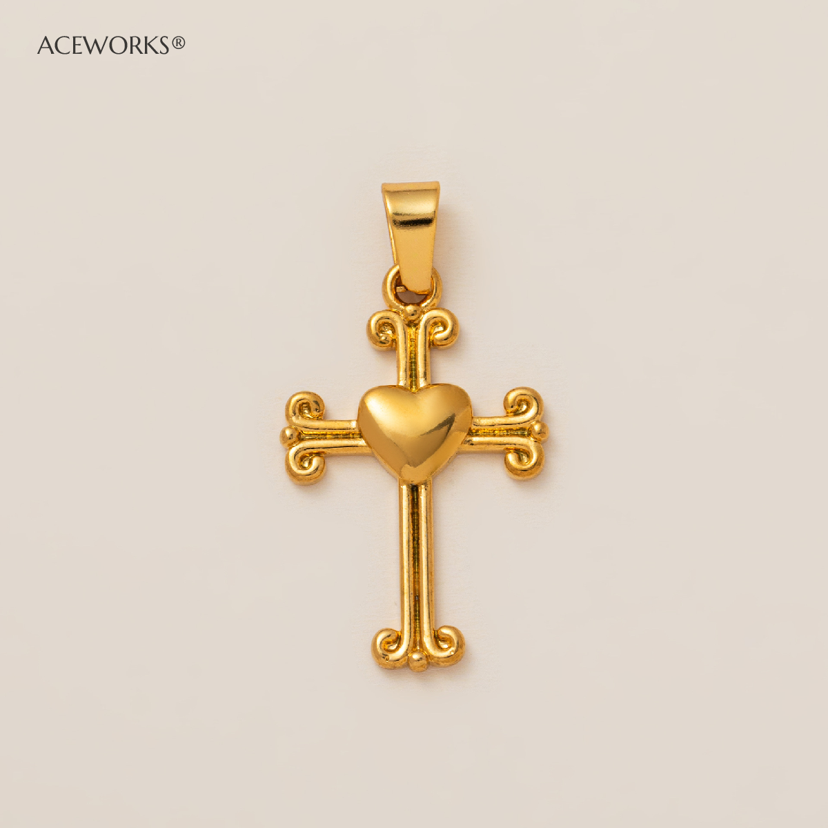 Cross with Heart