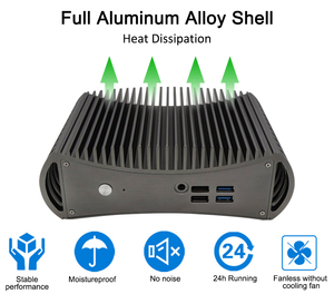 11th Gen Mini PC sin ventilador I5 1135G7 I7 1165G7 Mini computadora de escritorio Intel Iris Xe gráficos DP 1,2 HD2.0 tipo-C 4K @ 60Hz PC de la Oficina - Product Image 5