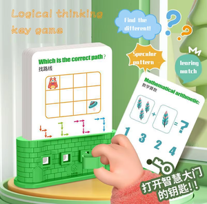 子供のためのおもちゃを学ぶ幼児教育ロジックゲーム脳開発おもちゃペーパーカード形状数カウントおもちゃマッチングゲーム - Product Image 3