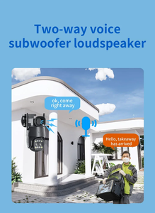 Wifi/4Gซิมการ์ดกล้องIP PTZ 4K 8MPเลนส์คู่ 3.6 มม.-8 มม.10Xซูมกลางแจ้งกล้องเฝ้าระวังวิดีโอAIการติดตามมนุษย์Camhipro - Product Image 4