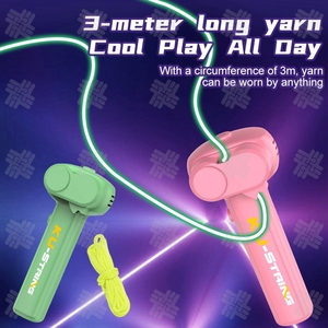 KW Amazons Hot Sale <strong>String</strong> Rope Glow in the Dark <strong>String</strong> Rope Launcher Luminous Portable Handheld <strong>String</strong> Stress Relief Toy - Product Image 2