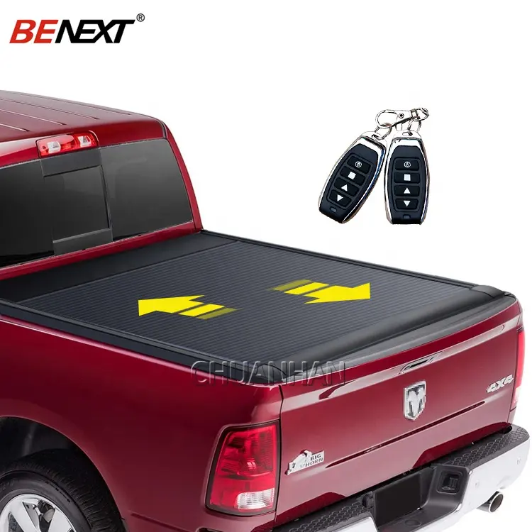 Truck Bed Cover Aluminum Roller lid Retractable hard Electric tonneau cover For 2011-2022 Dodge Ram1500 2500 3500