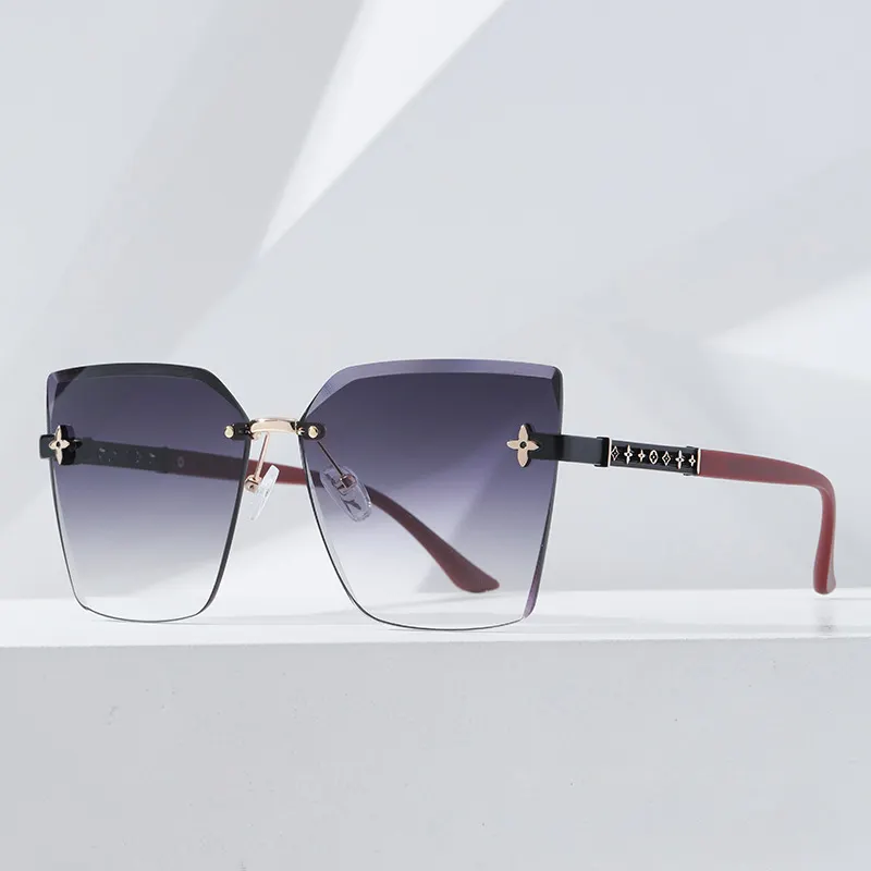 2023 New Style Sunglasses Fashion Luxury Designer Rimless Sunglasses Fabricante Unisex Sunglasses