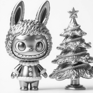 Kunden spezifische Weihnachten LABUBU Präzisions metall Edelstahl Messing CNC Numerische Steuerung Bearbeitungs dienste OEM Mechanical Wire EDM - Product Image 1
