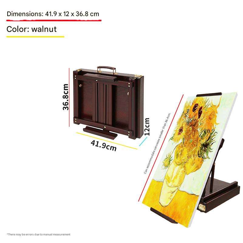 European Walnut Large Desktop Easel