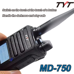 Originale TYT MD-750 DMR digitale amatoriale portatile 5W Dual Band portatile ricetrasmettitore pratico citofono Walkie-Talkie batterie - Product Image 4