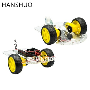 Evitamento tracking Motor Smart Robot Car Chassis Kit Speed Encoder Battery Box 2WD modulo ad ultrasuoni per Arduino UNO R3 kit