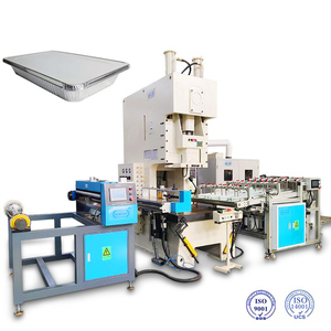 Máquina para fabricar platos de restaurante Línea de producción de contenedores de papel de aluminio Máquinas de envasado de alimentos rectangulares Máquinas punzonadoras - Product Image 4