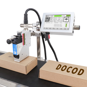 Prezzo di fabbrica DOCOD 5 pollici Online codifica dati variabile T180E industriale TIJ stampante a getto d'inchiostro per la Data di codice a barre macchina di codifica