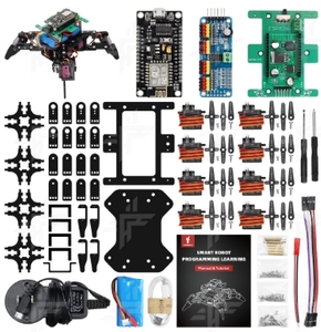 ESP-8266 Vierbeiner Roboter STEAM Programmier ausbildung Kit kompatibel mit Arduino intelligente Programmierung Kit