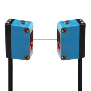 红外可见红光光电传感器开关0-40米方形激光束光电开关传感器 - Product Image 1