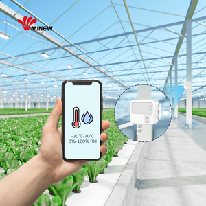 Minew Data Logger Temperatura Humedad Medidor Industrial Inalámbrico Ble Lorawan Lora Bluetooth IoT Sensor de temperatura - Product Image 6