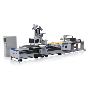 1325 atc cnc enrutador cnc de la máquina de corte de madera con sistema de carga y descarga para muebles de madera