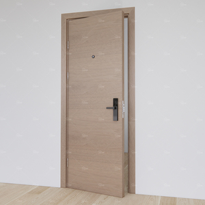Intertek test edilmiş high-end yangın anma ahşap kapı inn güvenlik yanmaz kınamak giriş odası kapı lüks hostel yangın kapısı - Product Image 4