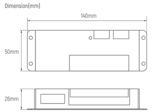 Decodificador DMX512 original, entrada de bajo voltaje, controlador RGBW, atenuadores de voltaje constante - Product Image 6