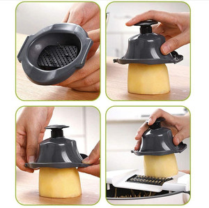 Çok fonksiyonlu döndür sebze kesici ile drenaj sepet sebze soğan kıyıcı sebze parçalayıcı rende taşınabilir dilimleme mutfak - Product Image 5