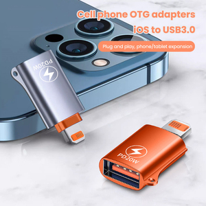 适用于苹果IOS到通用串行总线3.0快速充电适配器8针公到通用串行总线母连接器适用于u盘苹果8 7平板电脑 - Product Image 2